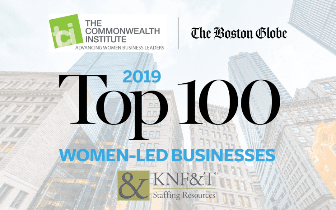 KNF&T Named a Top 100 Women-Led Business in MA