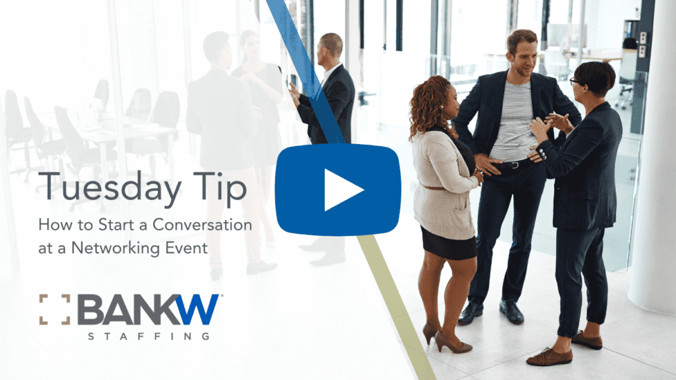 How To Start A Conversation At A Networking Event KNF&T Staffing